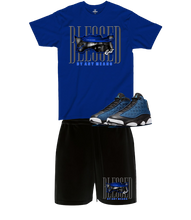 Load image into Gallery viewer, GAME CHANGERS BLESSED BY ANY MEANS 2PC SET (NAVY)
