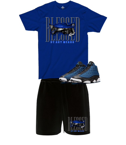 GAME CHANGERS BLESSED BY ANY MEANS 2PC SET (NAVY)