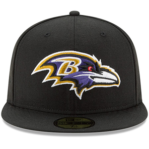 Baltimore Ravens New Era 59FIFTY Fitted Hat - Black