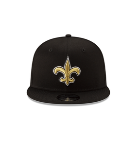 New Orleans Saints New Era Official Team Color 9FIFTY Snapback Hat - Black