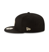 Load image into Gallery viewer, New Orleans Saints New Era Official Team Color 9FIFTY Snapback Hat - Black