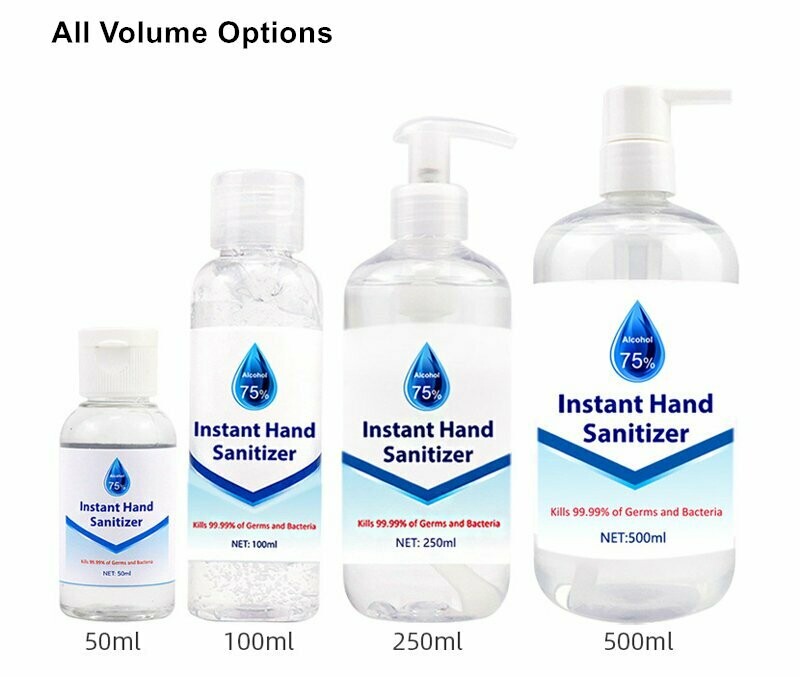HAND SANITIZER GEL 75% ALCOHOL