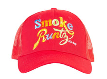 Load image into Gallery viewer, SMOKE RUNTZ TRUCKER HAT (RED)