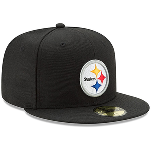 Pittsburgh Steelers New Era Omaha 59FIFTY Fitted Hat - Black