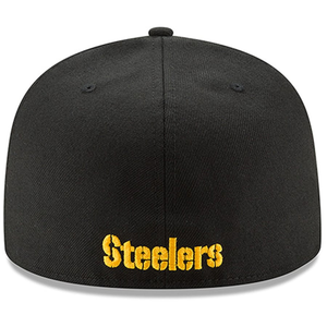 Pittsburgh Steelers New Era Omaha 59FIFTY Fitted Hat - Black