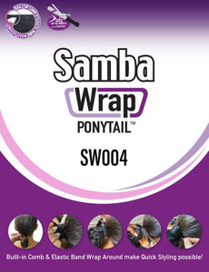 HARLEM 125 SAMBA WRAP PONYTAIL CRIMP CURL"36"(SW004)