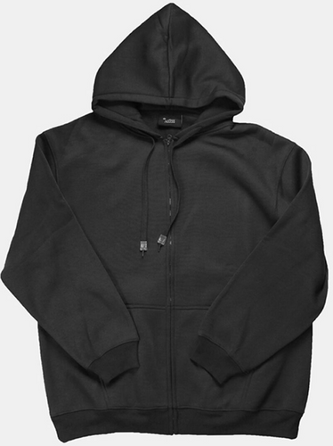 ACCESS FLEECE ZIPDOWN HOODIE (BLACK)