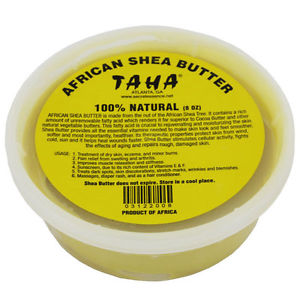 TAHA 100% NATURAL AFRICAN SHEA BUTTER (CREAMY)