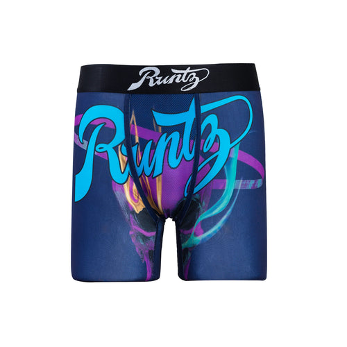 RUNTZ SMOKING SKULLS UNDERWEAR (PURPLE)