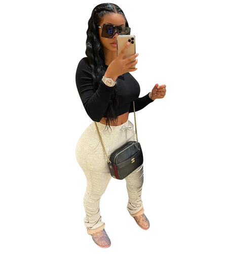 Women's Fashion Stacked Pants IN STORES NOW !