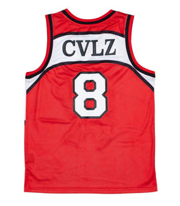 CIVILIZED BASKETBALL JERSEY & SHORT SET (RED)