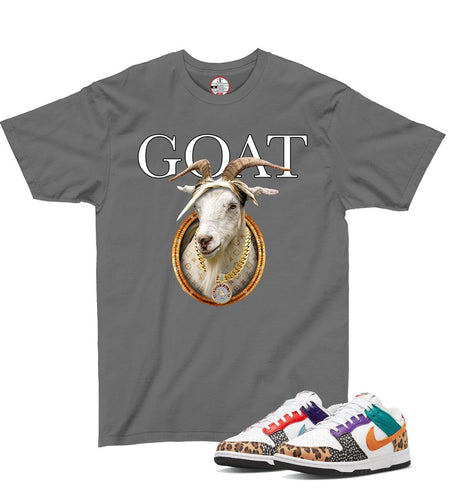GAME CHANGERS THE G.O.A.T. T-SHIRT (GREY)