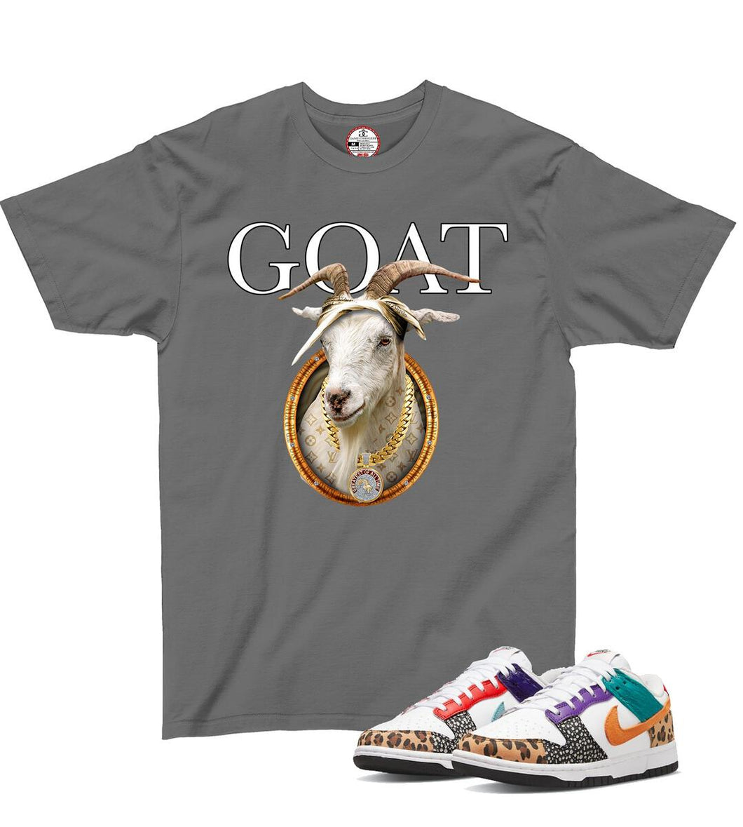 GAME CHANGERS THE G.O.A.T. T-SHIRT (GREY)
