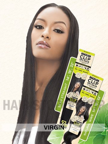 HARLEM 125 BRAZILIAN STRAIGHT 7PC CLIP-ON