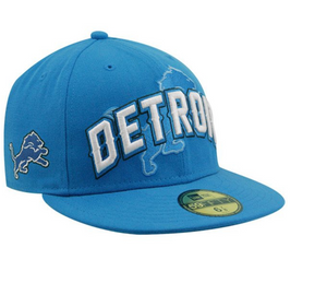 Detroit Lions New Era ONF Draft 59FIFTY Fitted Cap