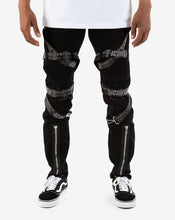 Load image into Gallery viewer, ETERNITY JEANS W/ GREY STRAPS