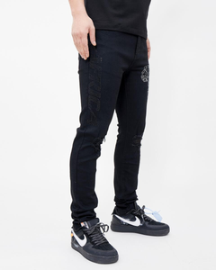 ETERNITY "AFRICA" STONE DENIM JEANS (BLACK)