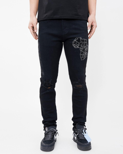 ETERNITY "AFRICA" STONE DENIM JEANS (BLACK)