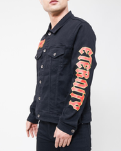 Load image into Gallery viewer, ETERNITY &quot;Chief Patchwork&quot; Denim Jacket (Black)