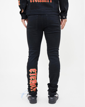 Load image into Gallery viewer, ETERNITY &quot;Chief Patchwork&quot; Denim Jean (Black)
