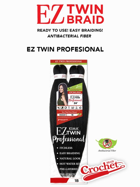 HARLEM 125- KIMA EZ TWIN PROFESSIONAL PRE-STRETCHED