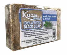 Load image into Gallery viewer, KUZA NATURALS 100% AFRICAN BLACK SOAP