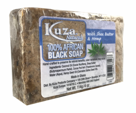KUZA NATURALS 100% AFRICAN BLACK SOAP