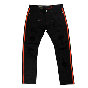 MAKOBI MAJORCA DENIM JEANS BLACK WASH (M1743)