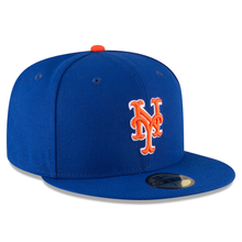 Load image into Gallery viewer, New York Mets New Era Authentic Collection On Field 59FIFTY Fitted Hat - Royal/Orange