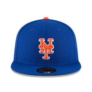 New York Mets New Era Authentic Collection On Field 59FIFTY Fitted Hat - Royal/Orange