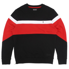 Load image into Gallery viewer, MAKOBI MONOGRAM CREWNECK M4392 (BLACK/RED)