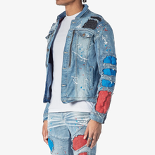 Load image into Gallery viewer, COPPER RIVET Quilted Denim Jacket