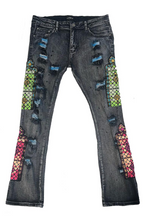 Load image into Gallery viewer, COOPER 9 TEMPLE STACK JEANS GRAY WASH