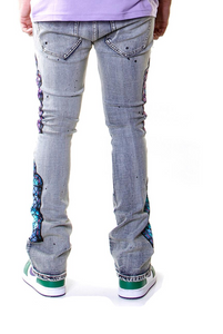 COOPER 9 TEMPLE STACK JEAN LIGHT WASH