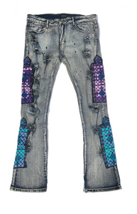 COOPER 9 TEMPLE STACK JEAN LIGHT WASH